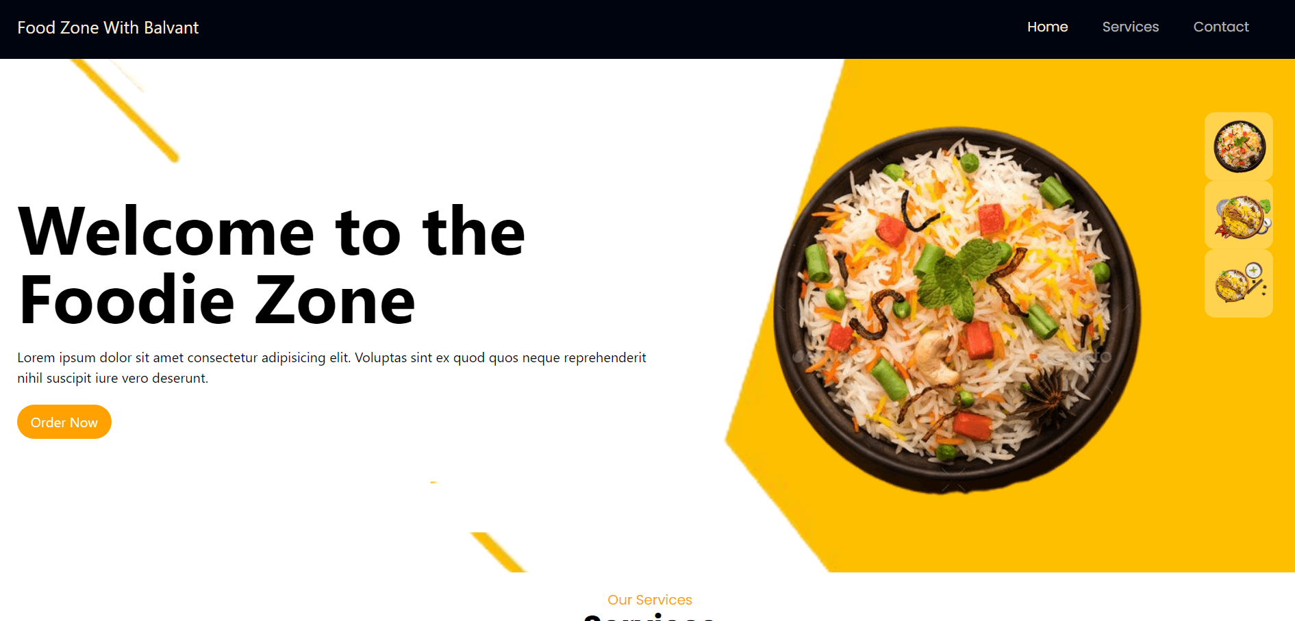 Food Website